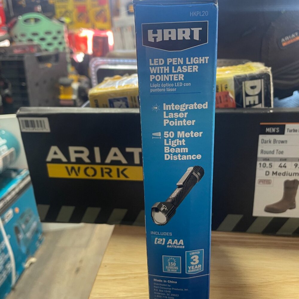 HART LED Pen Light with Laser Pointer - Picture 2 of 6